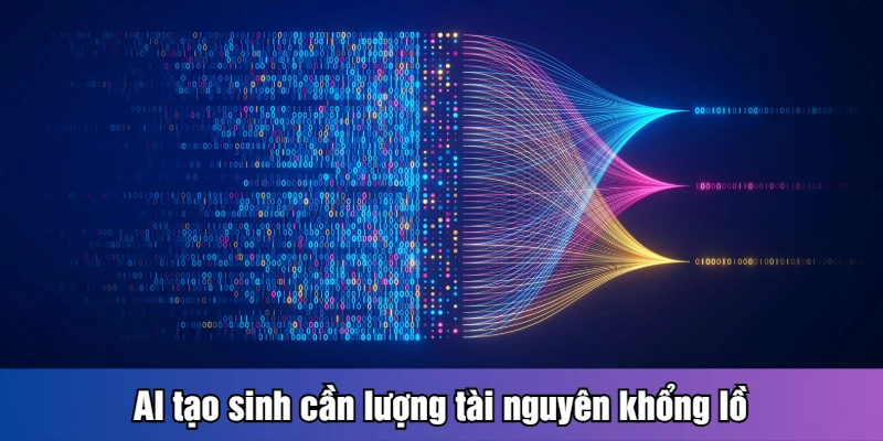 AI tạo sinh cần lượng tài nguyên khổng lồ